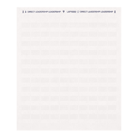 Étiquettes en polyester auto-laminantes Brady LaserTab pour l'identification des laboratoires et des câbles, imprimables au laser