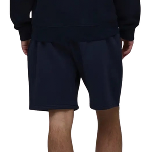 <b>Mens</b> <b>Fleece</b> Sweat <b>Shorts</b> Elastic Waist Drawstring Side Pockets Relaxed Fit Open Hem Custom Wholesale OEM Manufacturer SupplierB - Product Image 1