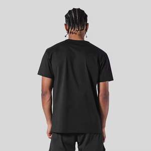 T-shirt délavé pour homme, style vintage, en coton, streetwear, coupe décontractée oversize, manches courtes, style été - Product Image 6