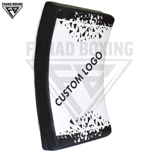 Escudo de Boxeo de PVC de Primera Calidad, Duradero, con Asas Reforzadas, Color Blanco y Negro, para Entrenamiento de Artes Marciales - Product Image 4