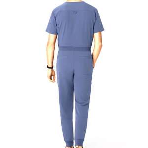 Ensemble de blouses d'infirmière élégantes avec fermeture éclair, tissu extensible, durable et confortable, adapté aux professionnels de la santé - Product Image 6