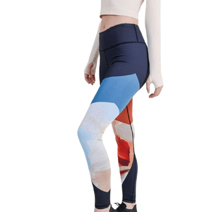 Sublimation Yoga Leggings Women Custom Fitness Gym Breathable Fitness Leggings with Solid Pattern <b>for</b> Ladies Wholesale Price - Product Image 3