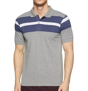 Camiseta Polo de Algodón para Hombre, Manga Corta, Rayas, Logotipo Bordado, Ropa Casual de Golf, Manga Corta, Fabricante y Proveedor Mayorista OEM ODM - Product Image 6