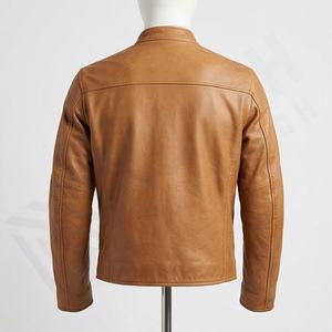 Chaqueta de Motociclista de Cuero Genuino para Hombre de la Mejor Calidad, Nueva Colección de Invierno, Chaquetas de Motocicleta con Protecciones Desmontables Personalizadas - Product Image 2