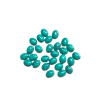 Vente en gros de cabochons ovales en turquoise synthétique de haute qualité 7x9mm AAA+, calibrés, traités thermiquement, pour la fabrication de bijoux, IGI