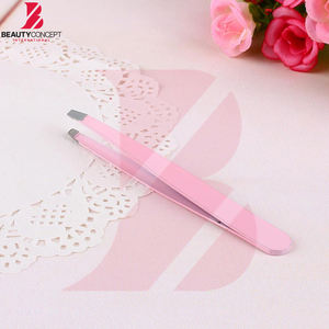 Service OEM ODM – Nouvelle pince à sourcils tendance noire et rose, outil de beauté en acier inoxydable pour l'épilation, outils de maquillage - Product Image 3