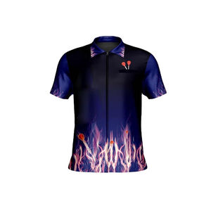 Camiseta Polo Deportiva Sublimada para Hombre, Transpirable, de Secado Rápido, 100% Poliéster, Diseño Personalizado, Venta al Por Mayor - Product Image 3