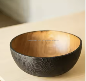 Personalised Acacia Wood Fruit & Salad Wooden Bowl High Quality Handmade Wooden Bowls Serving Bowl - Product Image 1