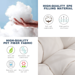 Amaca sedia a dondolo ammortizzatore in acciaio robusta barra Anti-scivolo anelli di sicurezza per interni/esterni appesi per Patio portico camera da letto giardino - Product Image 4