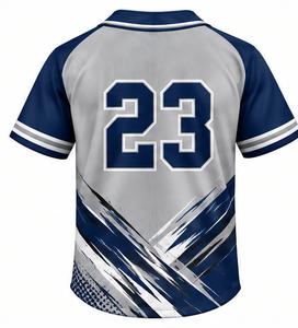 Camiseta de Béisbol Magenta Única, Manga Corta, Unisex, Deportiva, Bordado Personalizado, Uniforme de Béisbol Transpirable de Poliéster, Venta al Por Mayor - Product Image 3