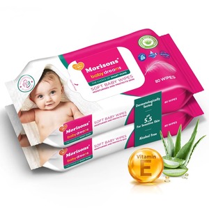 Mori*sons* babydreams THE CHOICE OF SMART <b>MUMS</b> Baby Dreams Gentle Premium Wet Wipes With Aloe Extract - Product Image 1