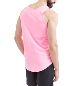 <b>Men</b> <b>Knitted</b> Casual <b>Tank</b> <b>Top</b> Custom Logo Sleeveless Gym Shirt Breathable Polyester/Cotton Fitness Apparel OEM ODM Manufacturer - Product Image 3
