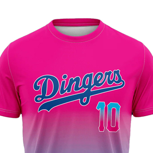 Maillot de baseball personnalisé unisexe à col ras du cou, respirant, séchage rapide, anti-bactérien, impression par sublimation, broderie - Product Image 4