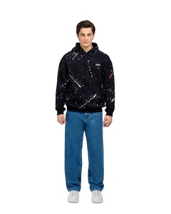 Sweats à capuche pour hommes personnalisés, cordon de serrage réglable, streetwear, 100% coton molletonné, pour sweats à capuche de couleur unie et d'extérieur - Product Image 4