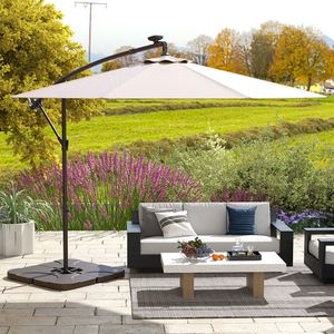 Base de sombrilla de patio de 20 pulgadas con plato para rellenar con agua o arena para tu espacio exterior - Product Image 2