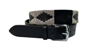 Ceinture en cuir Polo d'Argentine, couture à la main, design Polo avec boucle argentée. - Product Image 6