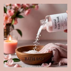 Sal de Baño Natural de Lavanda en Piedra Tallada, Minerales del Mar Muerto, Extractos Herbales, Ecológica, Terapia Relajante, Frasco de 750g, Spa - Product Image 5