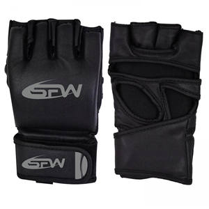 Guantes de MMA Profesionales Personalizables de Cuero Sintético con Protección para los Nudillos, Transpirables y que Absorben la Humedad para Entrenamientos - Product Image 5