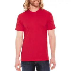 クルーネックed半袖カスタムユニセックスシャツはあなたのブランドを際立たせます通気性のある多用途のクルーネック通気性Tシャツ
