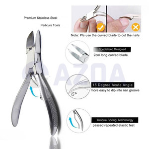 Advanced Stainless Steel Podiatry Toenail Surgery Instrument <b>Kit</b> for Professional Chiropody and Foot Care Procedures - Product Image 4