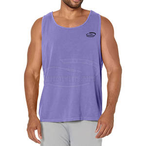2024 hommes séchage rapide débardeur décontracté tricoté entraînement sans manches conception lavé Technique en gros à bas prix - Product Image 4