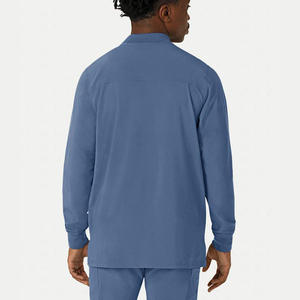 Stretchable Unisex Long Sleeve V-Neck Scrubs <b>Uniforms</b> Breathable Comfortable Scrub Suit For Medical Hospital <b>Nursing</b> <b>Uniform</b> - Product Image 2