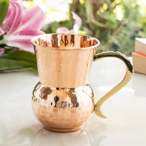 Luxury Hammered <b>Copper</b> Mug Elegant Beverage <b>Cup</b> for Tea Coffee Cocktail Serving and Gifting Use - Product Image 6