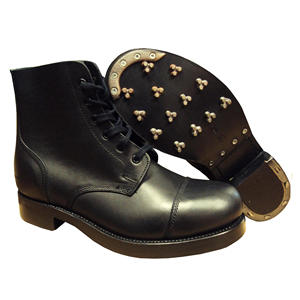 Bottes de parade noires polies pour uniformes de cadets, fanfares, gardes d'honneur, événements formels et défilés - Product Image 5