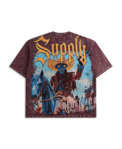T-shirt en coton surdimensionné imprimé DTG pour hommes et femmes, t-shirt streetwear à motif personnalisé, t-shirt décontracté respirant et doux, haut tendance - Product Image 2