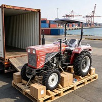 35PK 40PK Smalle 4WD Minitractor 50PK voor koffie- en tropische fruitplantages Colombia Ecuador