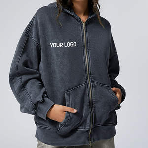Nouvelle Collection : Sweats à Capuche Femme Hiver Effet Délavé 100% Polyester Polaire Coupe-Vent Respirant Couleurs Personnalisables Option Capuche Avant - Product Image 5
