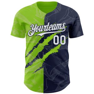 Maillot de baseball antibactérien en coton biologique 100 % de haute qualité, imprimé sérigraphié, avec nom d'équipe personnalisé, col en V entièrement boutonné, sangle en T - Product Image 2