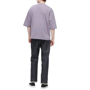 เสื้อยืดคอเต่าทรงบ็อกซี่ รุ่นใหม่ ปี 2026 ผ้าคอตตอนเนื้อหนา ทรงโอเวอร์ไซส์ สไตล์โปรคลับ  แบบสั่งทำพิเศษสำหรับผู้ชาย - Product Image 3