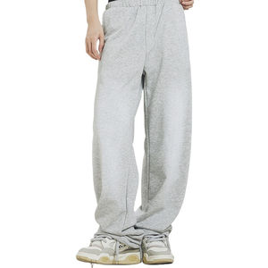 Pantalon décontracté unisexe coupe droite et évasée, style vintage 2026, effet délavé soleil, pour un confort détendu - Product Image 5