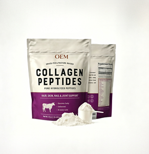 OEM ODM Grass Fed Hydrolyzed <b>Collagen</b> Peptides Powder Unflavored 454g GMP Halal Certified Dietary Supplement - Product Image 1