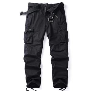 Pantalon Cargo Homme de Haute Qualité en Gros, Pantalon de Travail Décontracté à Jambes Larges, Pantalon Cargo Sportif avec Taille Élastique et Style Taille Basse - Product Image 3