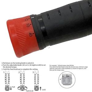 Clé dynamométrique de service fixe professionnelle avec 5 tailles réglables. - Product Image 4