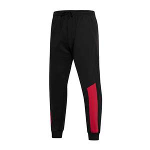 Mens Black Red Color Block Tracksuit Set Full <b>Zip</b> <b>Hooded</b> Sweatshirt Jogger Pants Athletic Sportswear Casual - Product Image 6