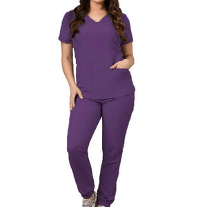 Tenue Médicale Unisexe Respirante et Confortable OEM/ODM Vert Foncé – Blouse d'Infirmière, Uniforme Médical, Vêtement de Travail en Spandex pour Infirmière et Médecin - Product Image 1