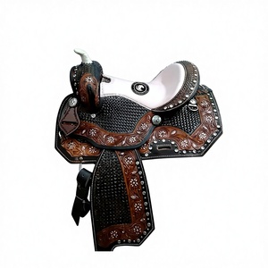Selle Western sans arceau de qualité supérieure, faite à la main, modèle de créateur |   Fabricant et grossiste de selles d'équitation western sans arceau - Product Image 1