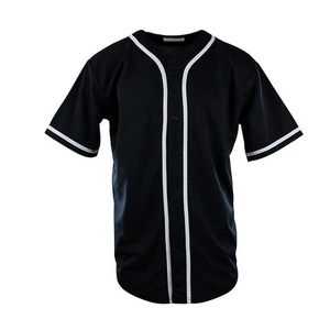 Custom Printed High Quality 100% Polyester Baseball Jersey for <b>Men</b> V-neck <b>Pullover</b> Quick Dry Customized Name Baseball Uniform - Product Image 4