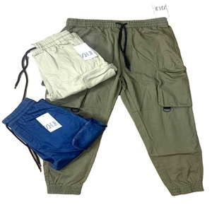 Colección de Verano para Hombre, Nuevo Estilo, Tops y Pantalones, Multibolsillos, Patchwork, Algodón Azul, Lote al por Mayor, Ropa para Niño - Product Image 1