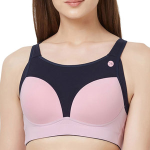 Soutien-gorge de sport athlétique pour femme, maintien élevé, rembourré, bretelles réglables, respirant, pour la gym, la course, le yoga et le fitness - Product Image 1