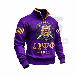 Pulls personnalisés haut de gamme brodés de lettres grecques pour les fraternités – Sweat-shirts et pulls à lettres grecques pour hommes et femmes - Product Image 2