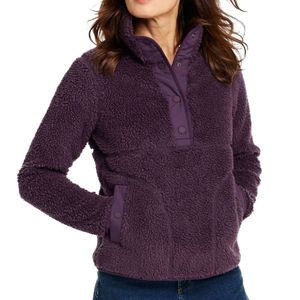 Chaqueta de Forro Polar Morado para Mujer, Cuello Alto, Transpirable, Cálida para Invierno, Diseño de Logotipo Personalizado - Product Image 1