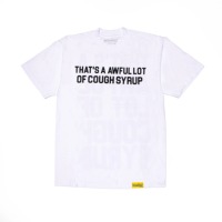 Kaos Oblong Pria Musim Panas Grosir, 100% Katun, Bernapas, Ukuran Besar,  Asali,  dengan Sablon 'THAT'S A AWFUL LOT OF COUGH SYRUP'