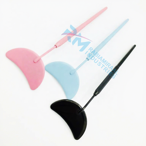 กระจกแต่งหน้าแบบใช้ด้านเดียว สีชมพู/ฟ้า/ดำ 3 สีเคลือบผง  สำหรับต่อขนตา อุปกรณ์เสริมความงามขนตา - Product Image 6