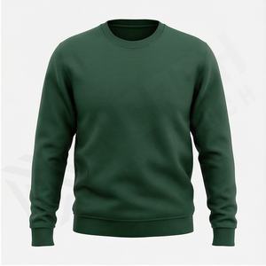 Sudadera Sexy de algodón personalizada al por mayor, sudadera de mujer de Fitness de Color sólido liso de moda con cuello levantado de manga larga de primera calidad - Product Image 2