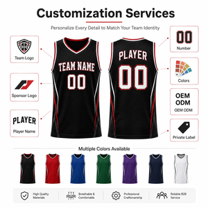 Proveedor de Uniformes Deportivos Personalizados de Baloncesto OEM ODM, con Bordado en Tela Tackle Twill, Transpirables y de Malla - Product Image 4