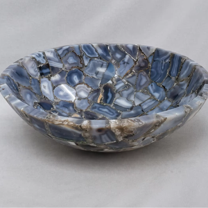 Lavabo de encimera de piedra preciosa, fabricante de lavabos de piedra preciosa personalizados, lavabo de piedra preciosa pulida, lavabo de piedra de lujo para hotel, piedra decorativa. - Product Image 1